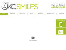 Tablet Screenshot of okcsmiles.com